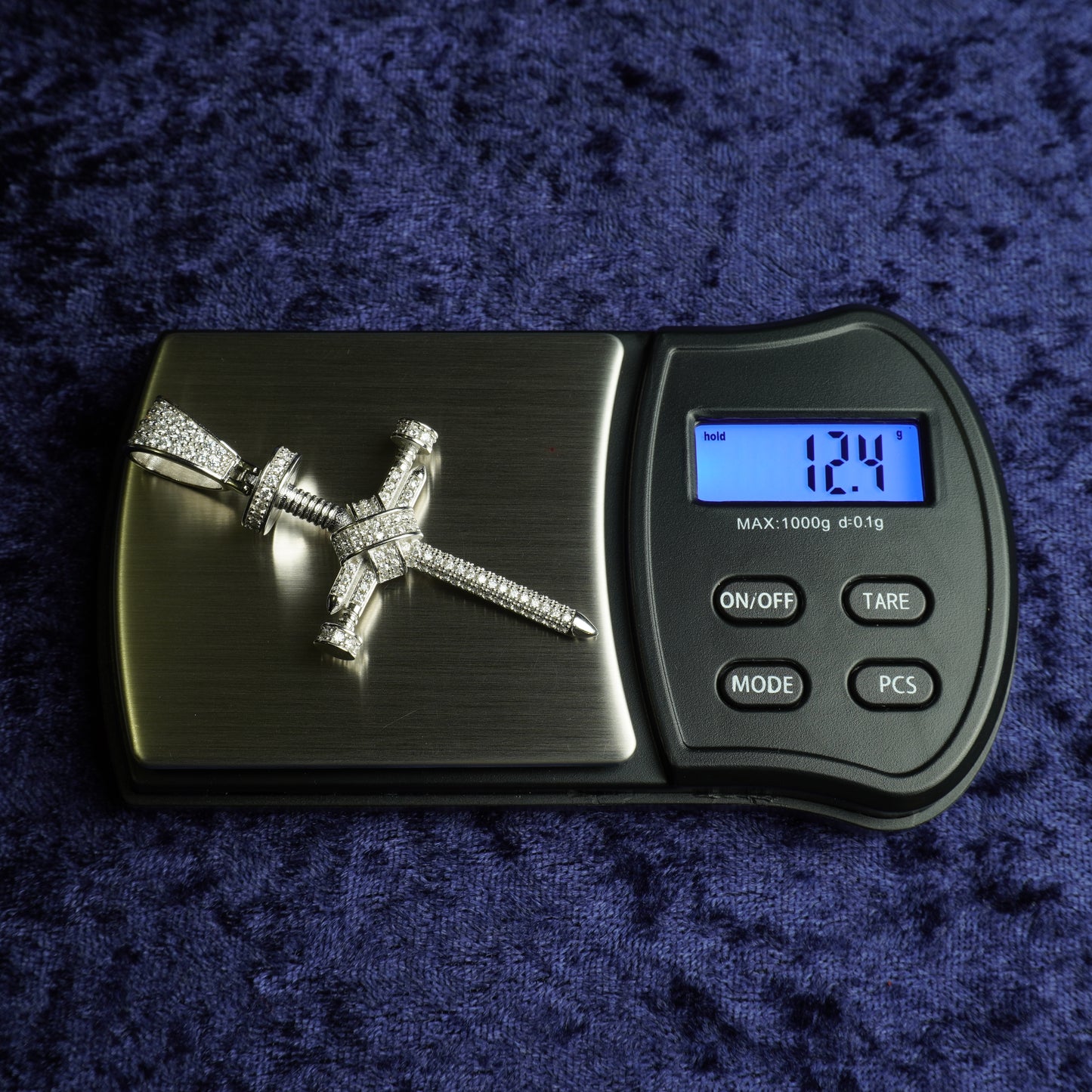 "Crucifixion" Pendant + 3mm Rope Chain