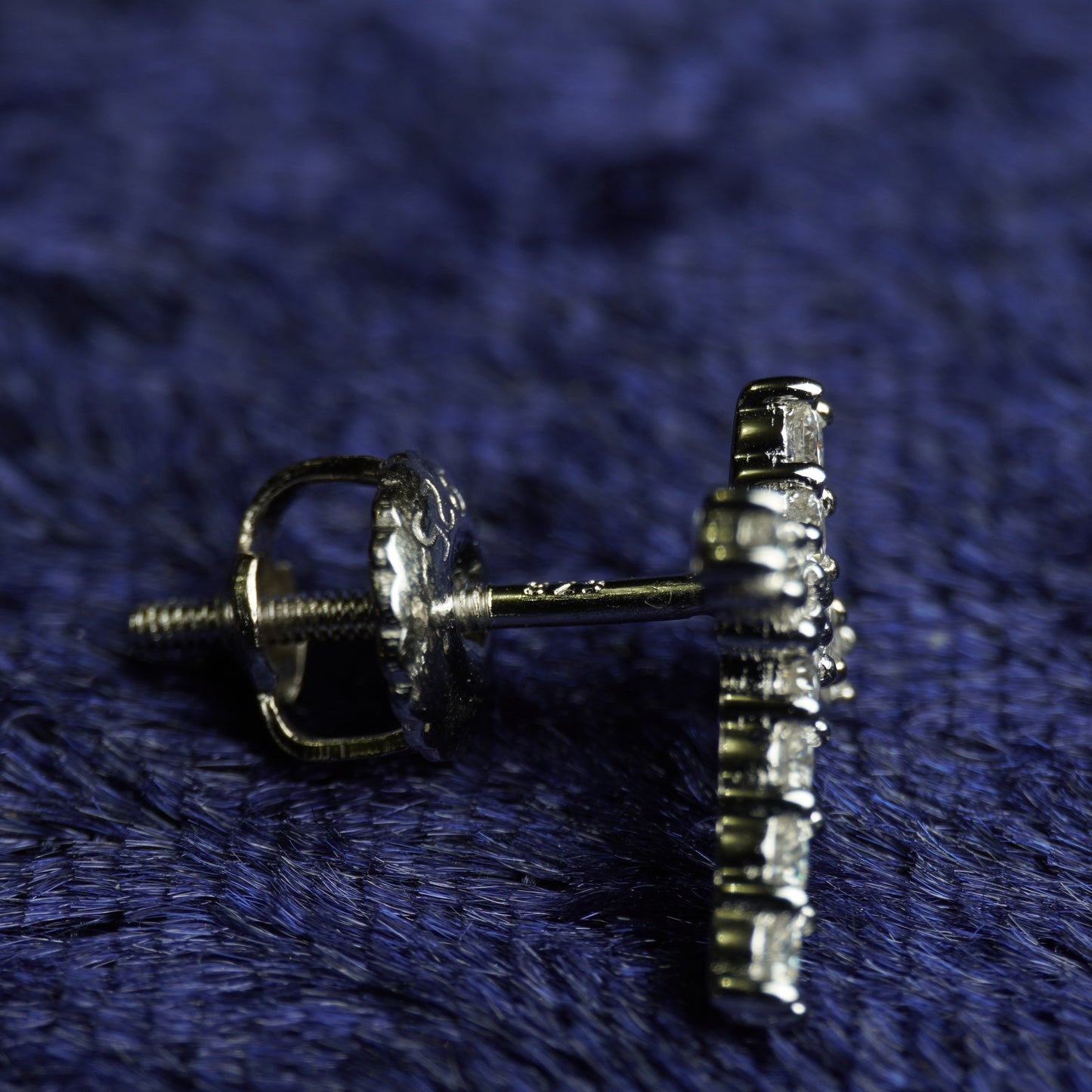 "Corazón de Fe" Cross Earrings