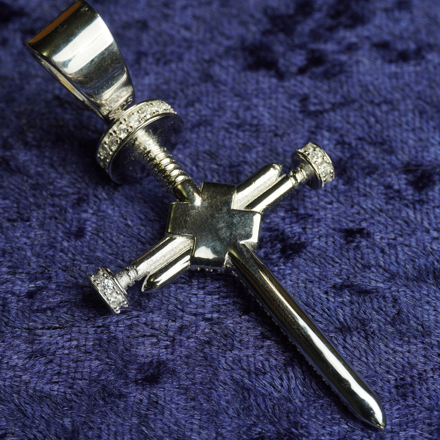 "Crucifixion" Pendant + 3mm Rope Chain