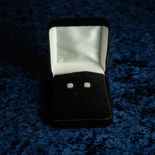 S925 "Square Rounded" VVS Moissanite Studs