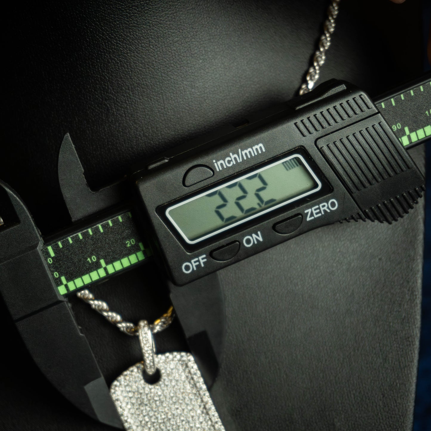 S925 "Placa del Patrón" VVS Moissanite Necklace