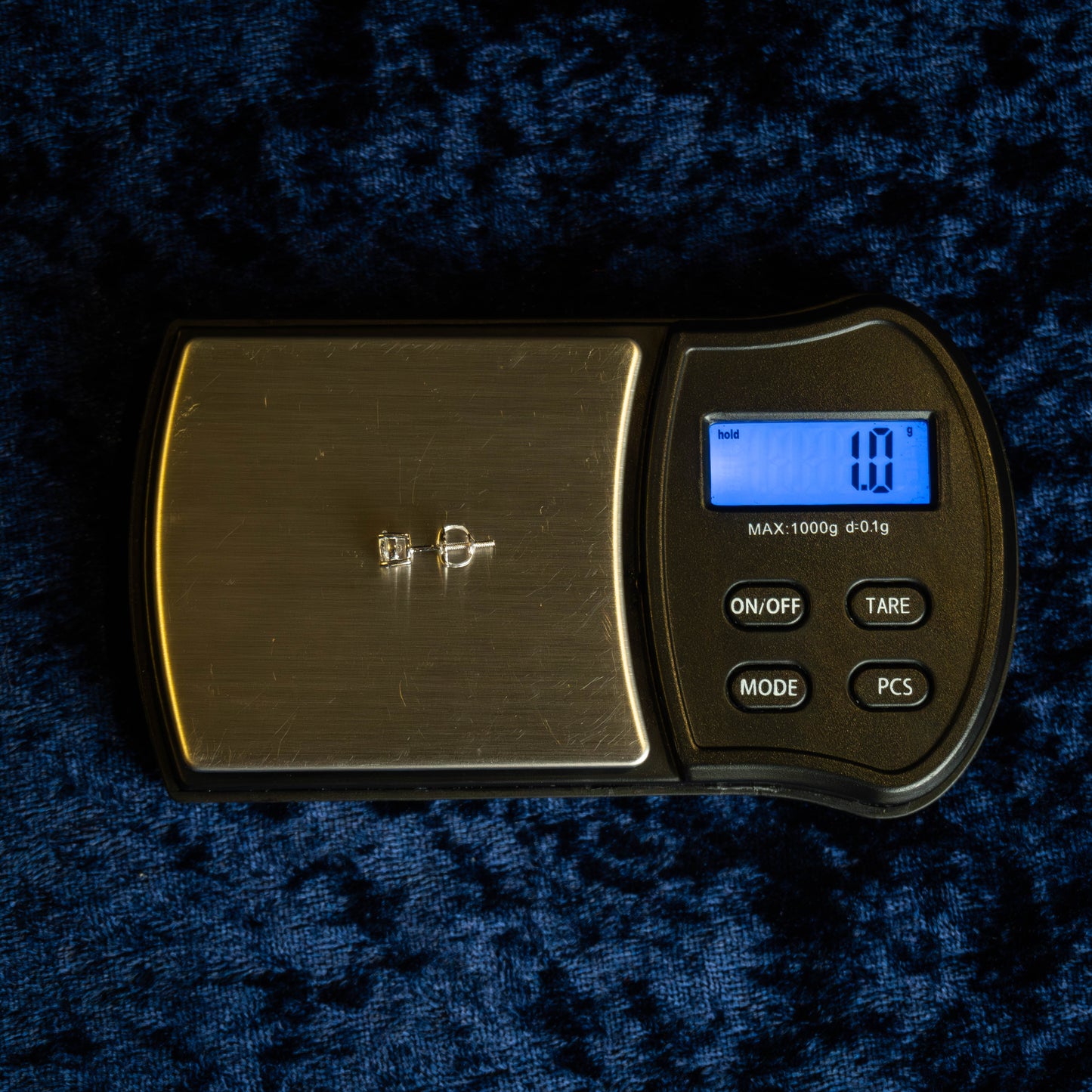 S925 "5MM" VVS Moissanite Studs