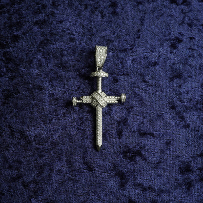 "Crucifixion" Pendant + 3mm Rope Chain