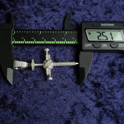 "Crucifixion" Pendant + 3mm Rope Chain
