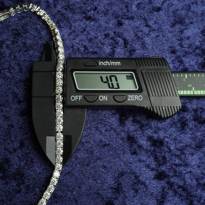 4MM Tennis Chain Necklace 22 Inch