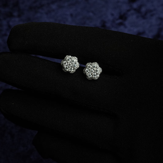 6MM Cluster Earrings