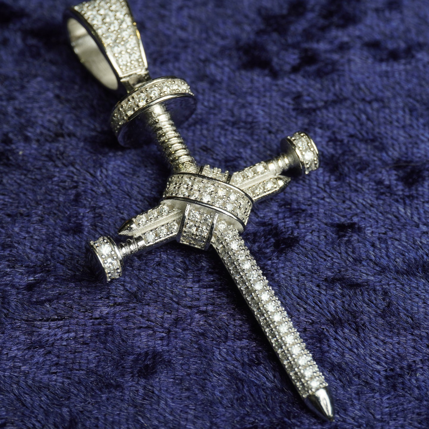 "Crucifixion" Pendant + 3mm Rope Chain