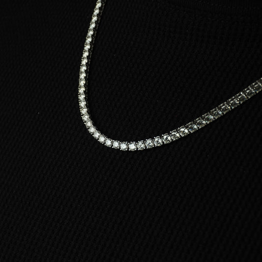 4MM Tennis Chain Necklace 22 Inch