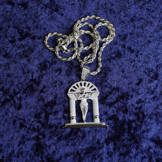 S925 "Angel de Luz" VVS Moissanite With 22" Rope Chain