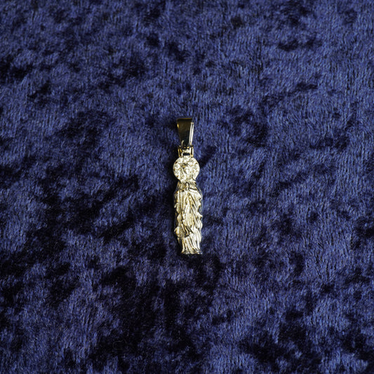 S925 "Santa María Halo" VVS Moissanite Pendant