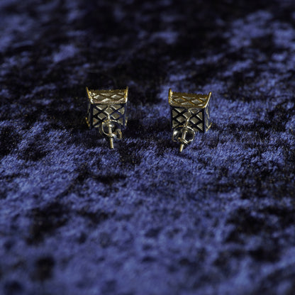 S925 "Plaza Iced" VVS Moissanite Studs