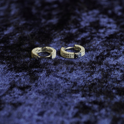 S925 "Luxe Circle" VVS Moissanite Hoops
