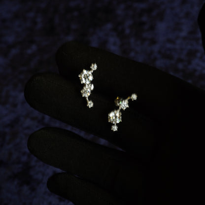 S925 "Multi Stone" VVS Moissanite Studs