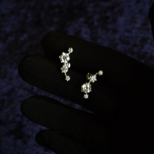 S925 "Multi Stone" VVS Moissanite Studs