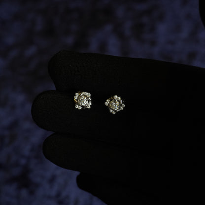 S925 "Flor de Luz" VVS Moissanite Studs