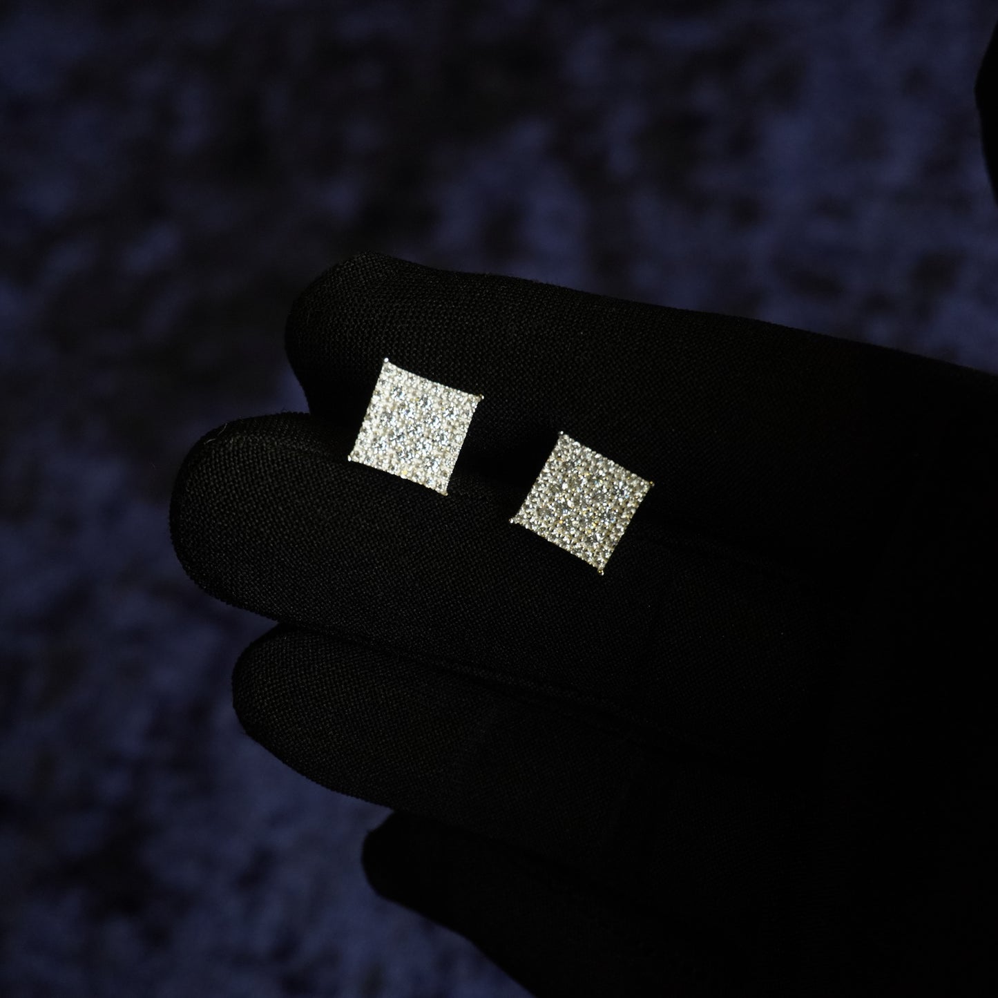 S925 "Plaza Iced" VVS Moissanite Studs