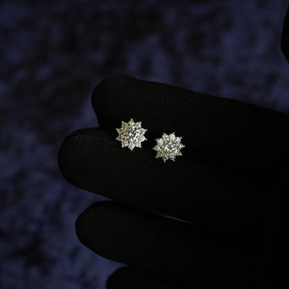 S925 "Bloom" VVS Moissanite Studs