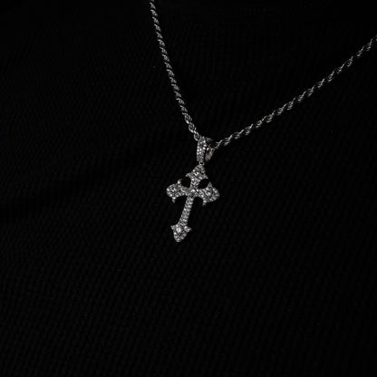 "Cristal Santo" Pendant + 3mm Rope Chain