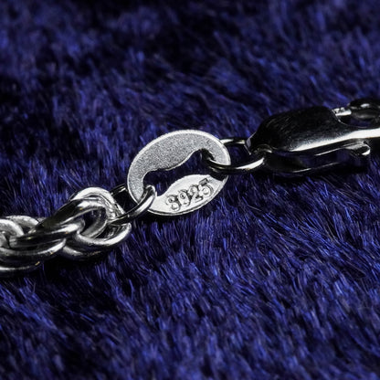 "Cristal Santo" Pendant + 3mm Rope Chain