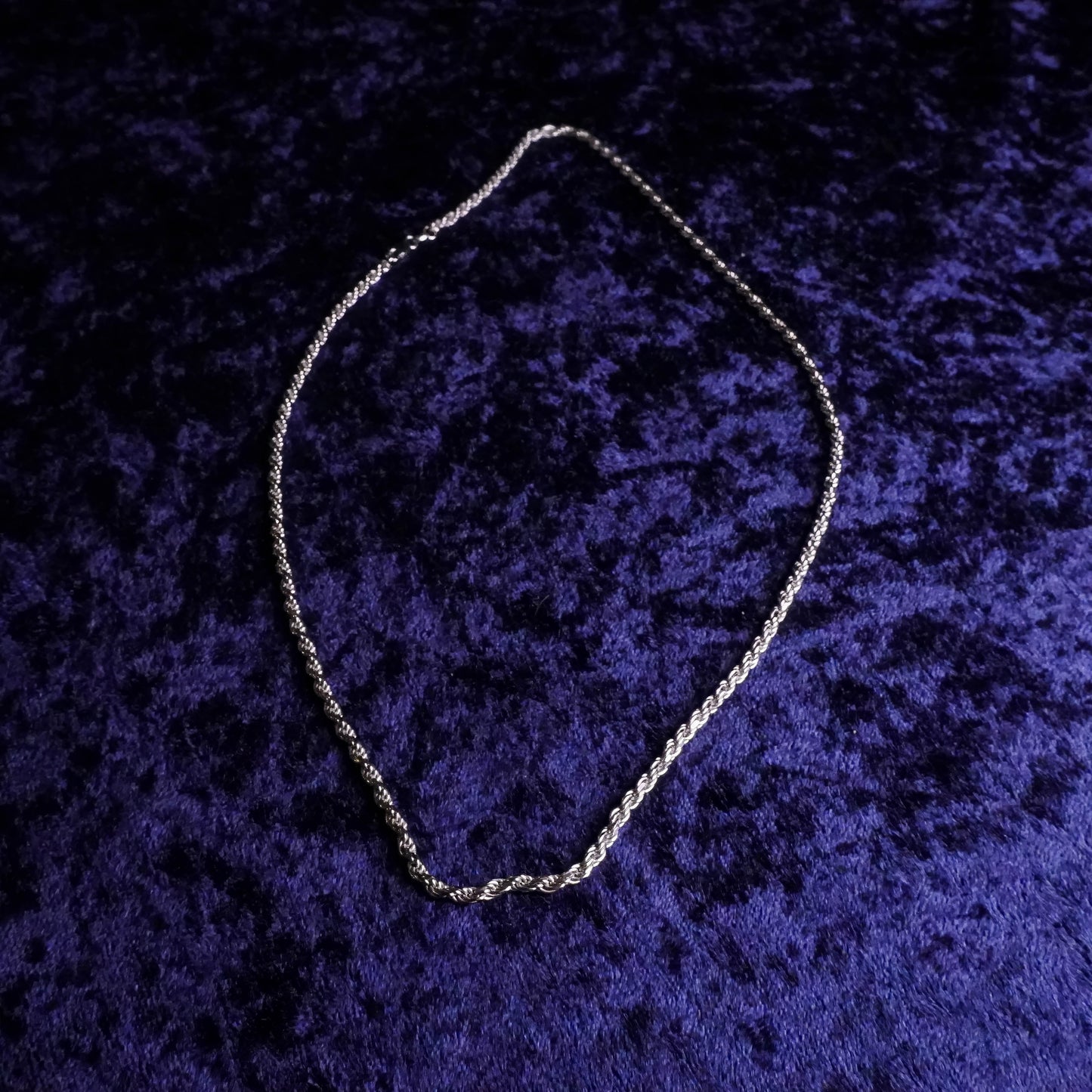 "Cristal Santo" Pendant + 3mm Rope Chain