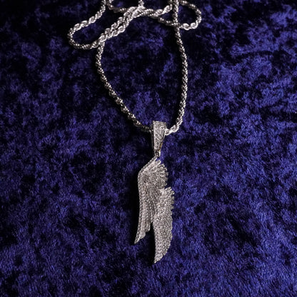 Wing Pendant + 3mm Rope Chain